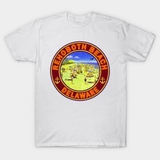 Rehoboth Beach Delaware Vintage Travel Vacation T-Shirt